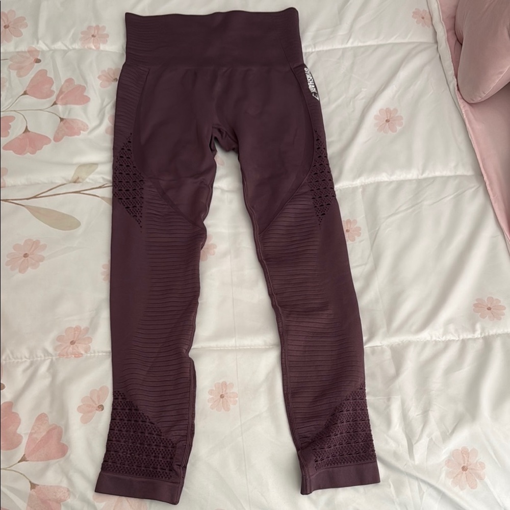 NWOT. Gymshark Plum High-Waisted Leggings